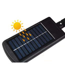 Luminária Solar Poste Rua Refletor 200W Sensor Movimento Prova D' Água Controle
