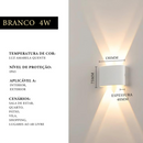 Arandela LED Meia Lua Parede IP65 Bivolt Luz Quente – Villare Beleza