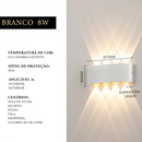 Arandela LED Meia Lua Parede IP65 Bivolt Luz Quente – Villare Beleza