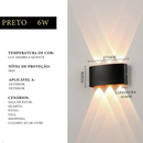 Arandela LED Meia Lua Parede IP65 Bivolt Luz Quente – Villare Beleza