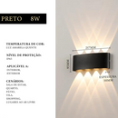 Arandela LED Meia Lua Parede IP65 Bivolt Luz Quente – Villare Beleza