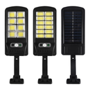 Luminária Solar Poste Rua Refletor 200W Sensor Movimento Prova D' Água Controle