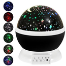Mini Abajur Projetor Estrelas Infantil Luminaria De Luz Galaxia Céu Estrelado Criativo Rotação Noite Luzes Lâmpada