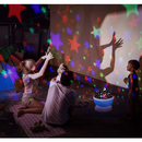 Mini Abajur Projetor Estrelas Infantil Luminaria De Luz Galaxia Céu Estrelado Criativo Rotação Noite Luzes Lâmpada