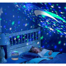 Mini Abajur Projetor Estrelas Infantil Luminaria De Luz Galaxia Céu Estrelado Criativo Rotação Noite Luzes Lâmpada