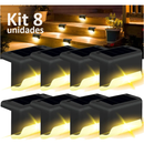 Luminária Solar 1-8 Unidades Para Escada Parede Muro Enfeite Jardim/Varanda/Ambientes Externos