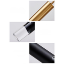 Pendente Led Luxuoso Tubular Golden Luminaria De Teto 3cor bivolt