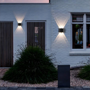 Arandela LED Meia Lua para Parede branco quente bivolt com Proteção IP65 para uso interno e externo