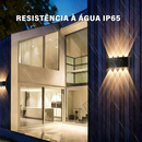 Arandela LED Meia Lua para Parede branco quente bivolt com Proteção IP65 para uso interno e externo