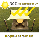Tela Sombreamento 90% para Garagem e Piscina, Proteção UV e Instalação Rápida