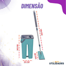 Rodo Mágico - Mop Flat Giratório com Balde 5L e 2 Refis | Villare Beleza