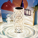 Luminária de Mesa de Cristal LED 16 Cores com Controle — Villare Beleza