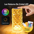 Luminária de Mesa de Cristal LED 16 Cores com Controle — Villare Beleza