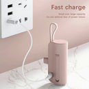 Carregador Portátil Mini Power Bank 10000mAh Com 02 Saídas Tipo-C / Lightning