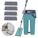 Rodo Mágico - Mop Flat Giratório com Balde 5L e 2 Refis | Villare Beleza