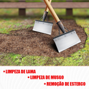 Pá Multifuncional De Jardim Externo De Aço Inoxidável Plana 20/30cm