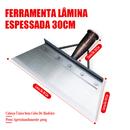 Pá de Jardim Inox Multifuncional 20/30cm | Villare Beleza
