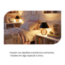 2 Abajur Luminária Com Cúpula de Mesa Quarto Escritório Sala Cabeceira
