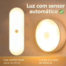 Sensor De Luz LED Luz Noturna Sem Fio Carregamento USB Comutação De Luz Quente E Fria