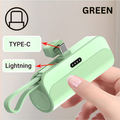 Mini Power Bank Portátil 10.000mAh Apple/Type-C | Villare Beleza