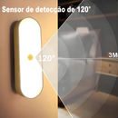 Sensor De Luz LED Luz Noturna Sem Fio Carregamento USB Comutação De Luz Quente E Fria
