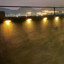 Luminária Solar 1-8 Unidades Para Escada Parede Muro Enfeite Jardim/Varanda/Ambientes Externos