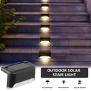 Luminária Solar 1-8 Unidades Para Escada Parede Muro Enfeite Jardim/Varanda/Ambientes Externos