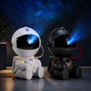 Mini Projetor Astronauta Galáxia Luz Noturna Estrela LED Decoração Quarto Infantil USB Rotação 360°