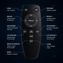 Mini Projetor Astronauta Galáxia Luz Noturna Estrela LED Decoração Quarto Infantil USB Rotação 360°