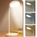 Luminária De Mesa LED Recarregável Com Luz Proteção Olho Usb Abajur Para Quarto Dormitório